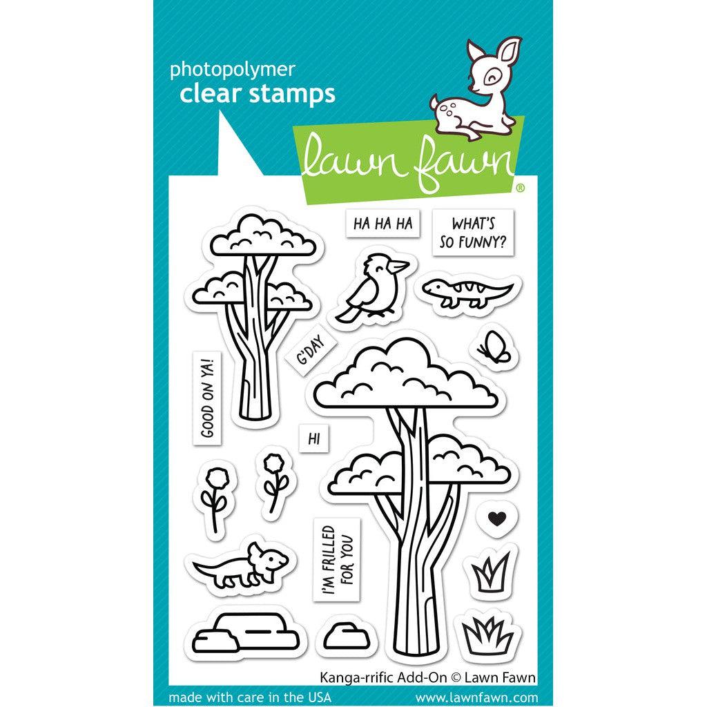 Lawn Fawn - Clear Stamps - Kanga-Rrific Add-On-ScrapbookPal