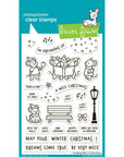 Lawn Fawn - Clear Stamps, Lawn Cuts & Coloring Stencils - Caroling Mice-ScrapbookPal
