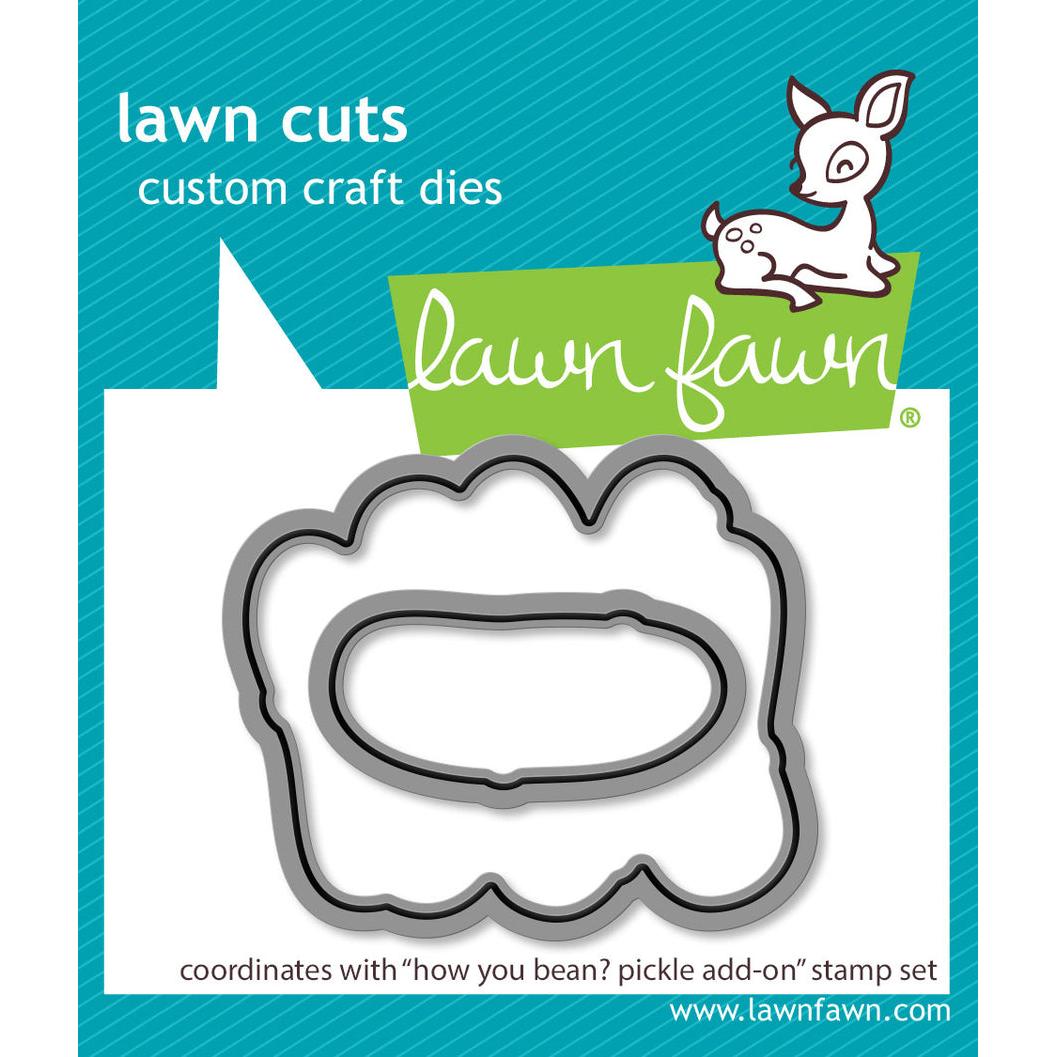Lawn Fawn - Clear Stamps, Lawn Cuts &amp; Coloring Stencils - How You Bean? Pickle Add-on-ScrapbookPal