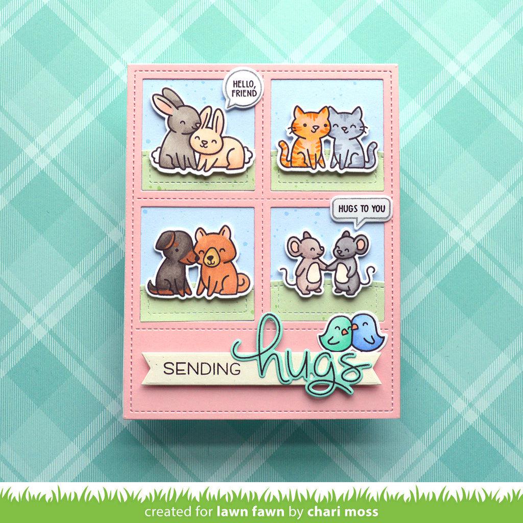 Lawn Fawn - Clear Stamps &amp; Lawn Cuts - Happy Couples-ScrapbookPal