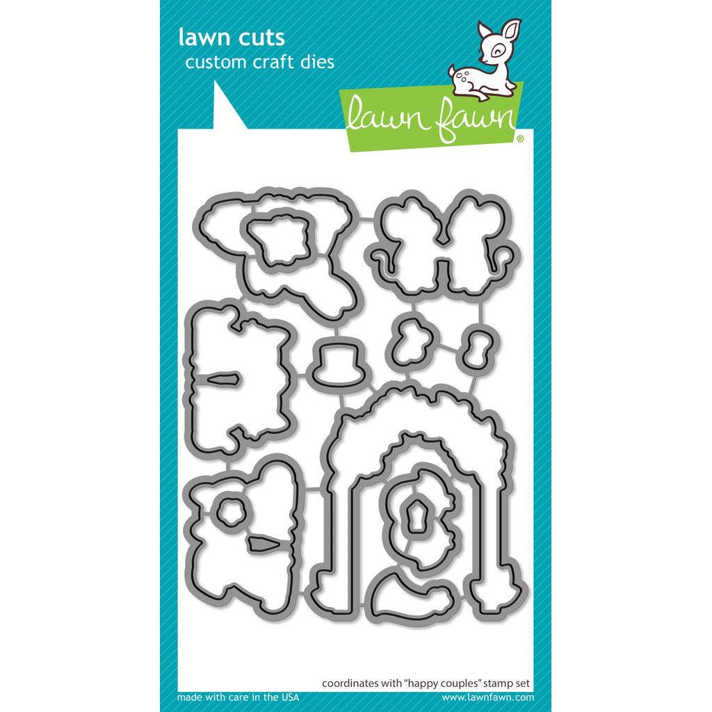 Lawn Fawn - Clear Stamps &amp; Lawn Cuts - Happy Couples-ScrapbookPal