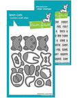 Lawn Fawn - Clear Stamps & Lawn Cuts - Henry's Build-A-Sentiment: Fox + Build-A-Fox-ScrapbookPal