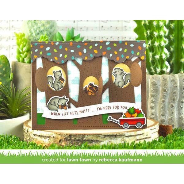 Lawn Fawn - Clear Stamps - Let&#39;s Go Nuts-ScrapbookPal