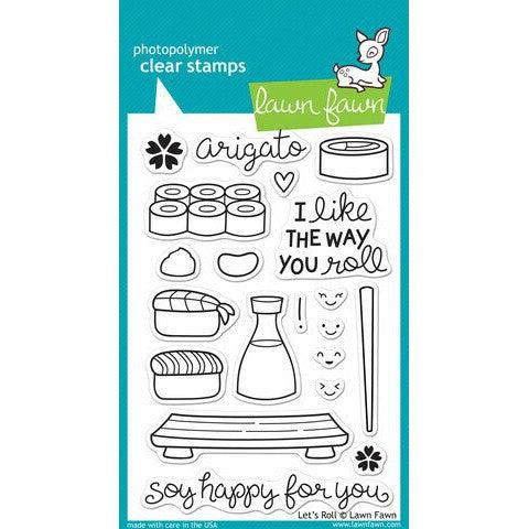 Lawn Fawn - Clear Stamps - Let&#39;s Roll-ScrapbookPal