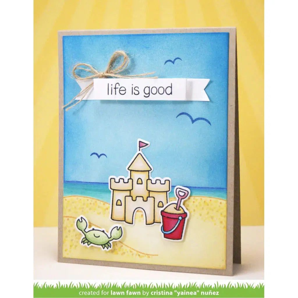 Lawn Fawn - Clear Stamps - Life is Good-ScrapbookPal