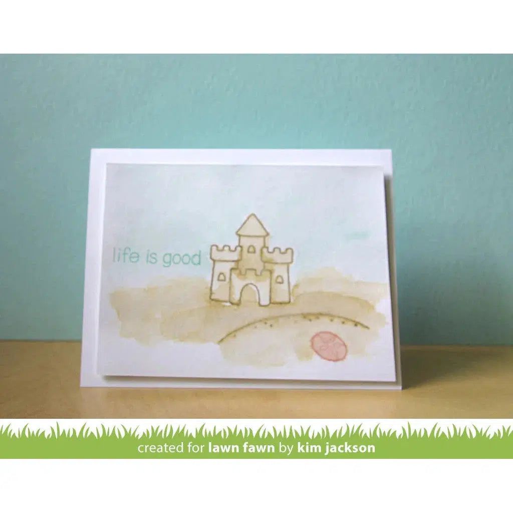 Lawn Fawn - Clear Stamps - Life is Good-ScrapbookPal