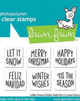 Lawn Fawn - Clear Stamps - Little Snow Globe Add-On-ScrapbookPal