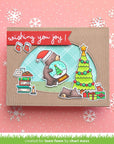 Lawn Fawn - Clear Stamps - Little Snow Globe: Bear-ScrapbookPal