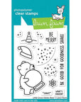 Lawn Fawn - Clear Stamps - Little Snow Globe: Bear-ScrapbookPal