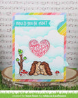 Lawn Fawn - Clear Stamps - Magic Heart Messages-ScrapbookPal