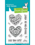 Lawn Fawn - Clear Stamps - Magic Heart Messages-ScrapbookPal