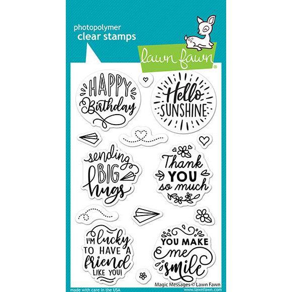 Lawn Fawn - Clear Stamps - Magic Messages-ScrapbookPal