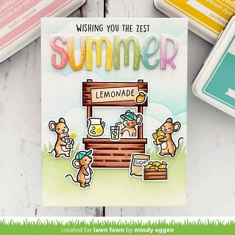 Lawn Fawn - Clear Stamps - Make Lemonade!-ScrapbookPal