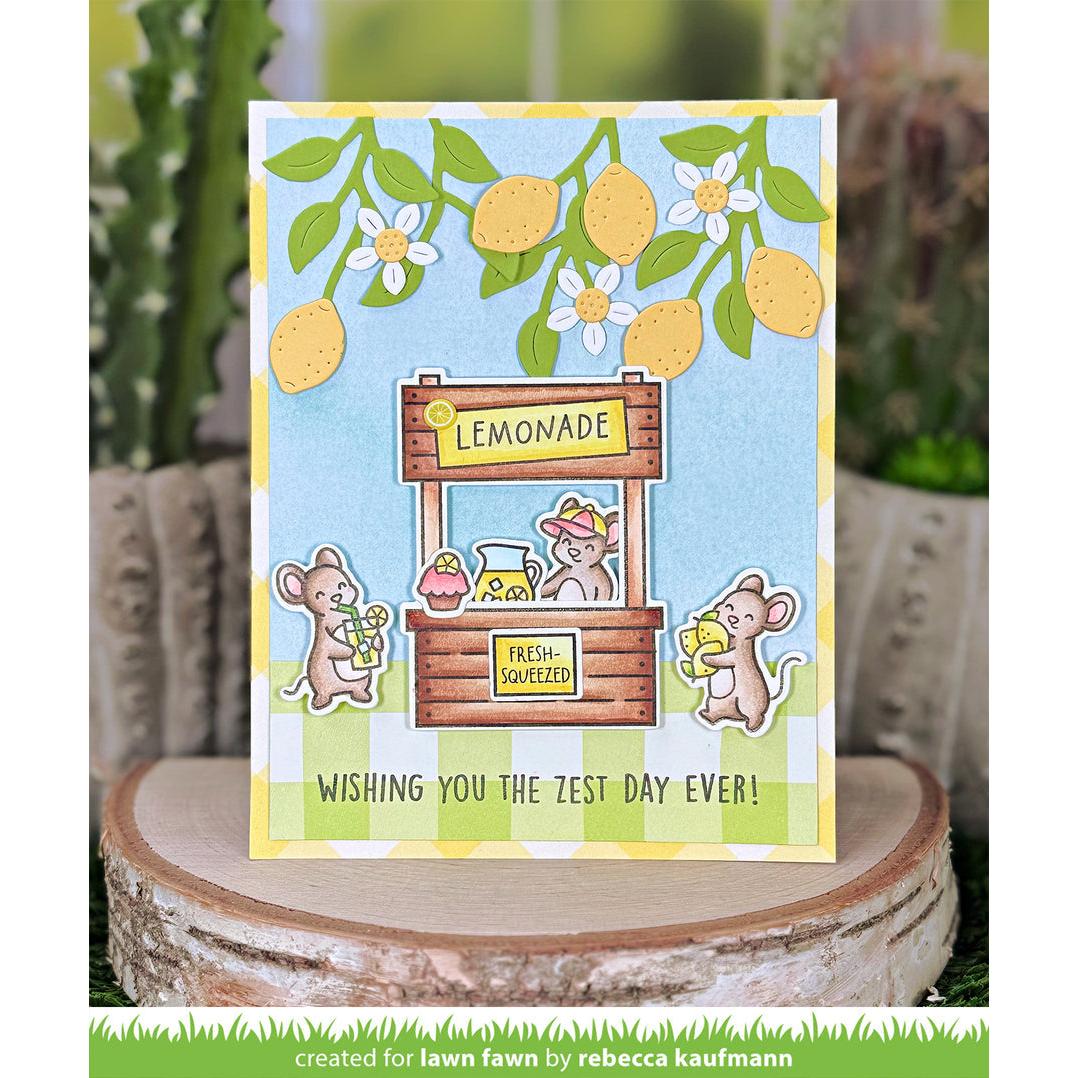 Lawn Fawn - Clear Stamps - Make Lemonade!-ScrapbookPal