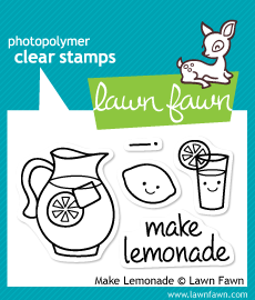 Lawn Fawn - Clear Stamps - Make Lemonade-ScrapbookPal