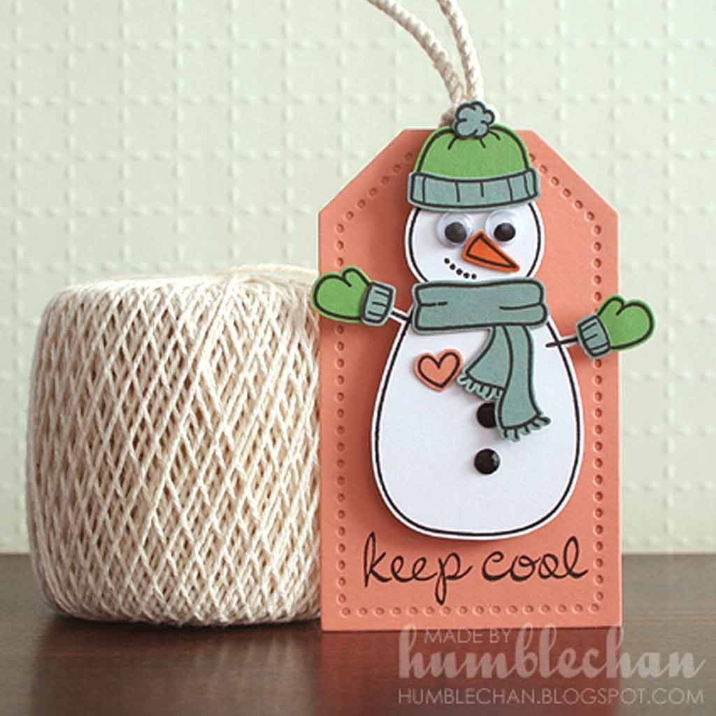 Lawn Fawn - Clear Stamps - Making Frosty Friends-ScrapbookPal