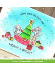 Lawn Fawn - Clear Stamps - Merry Mice-ScrapbookPal