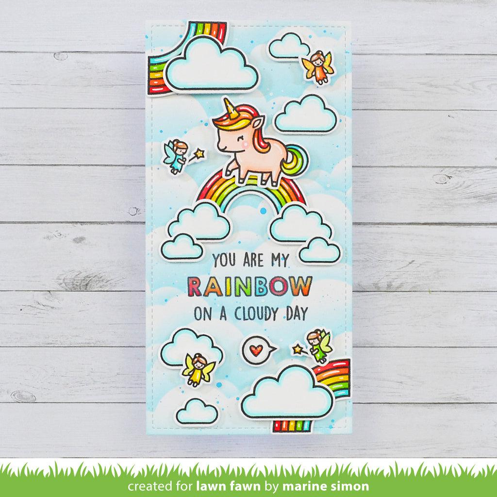 Lawn Fawn - Clear Stamps - My Rainbow-ScrapbookPal