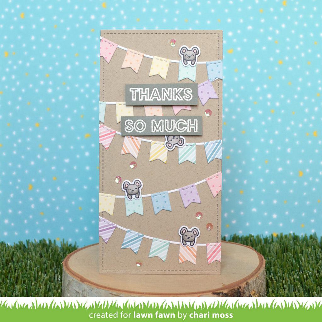 Lawn Fawn - Clear Stamps - Offset Sayings: Everyday-ScrapbookPal