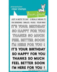 Lawn Fawn - Clear Stamps - Offset Sayings: Everyday-ScrapbookPal