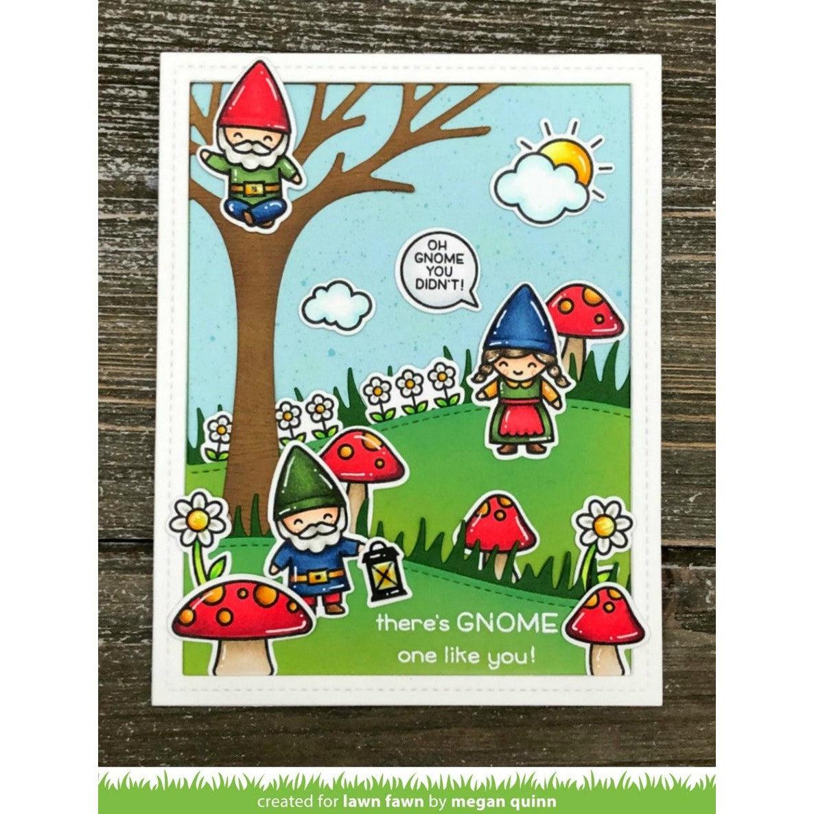 Lawn Fawn - Clear Stamps - Oh Gnome!-ScrapbookPal