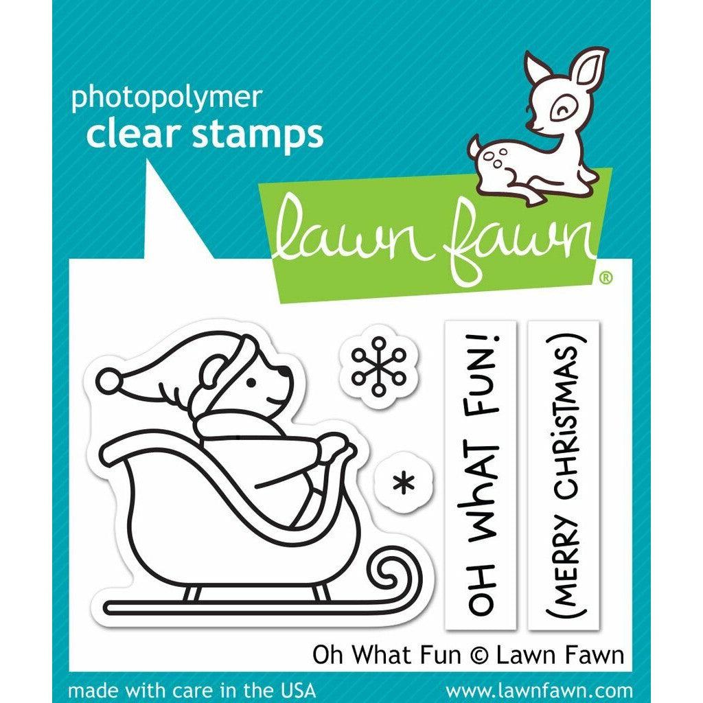 Lawn Fawn - Clear Stamps - Oh What Fun-ScrapbookPal