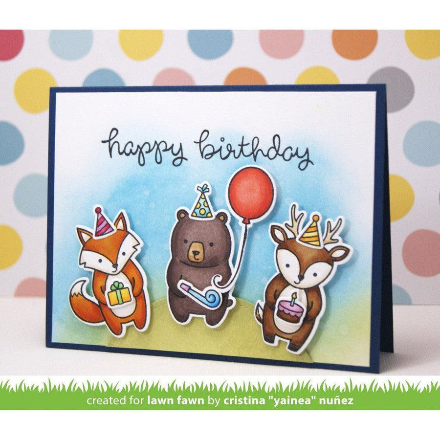 Lawn Fawn - Clear Stamps - Party Animal-ScrapbookPal