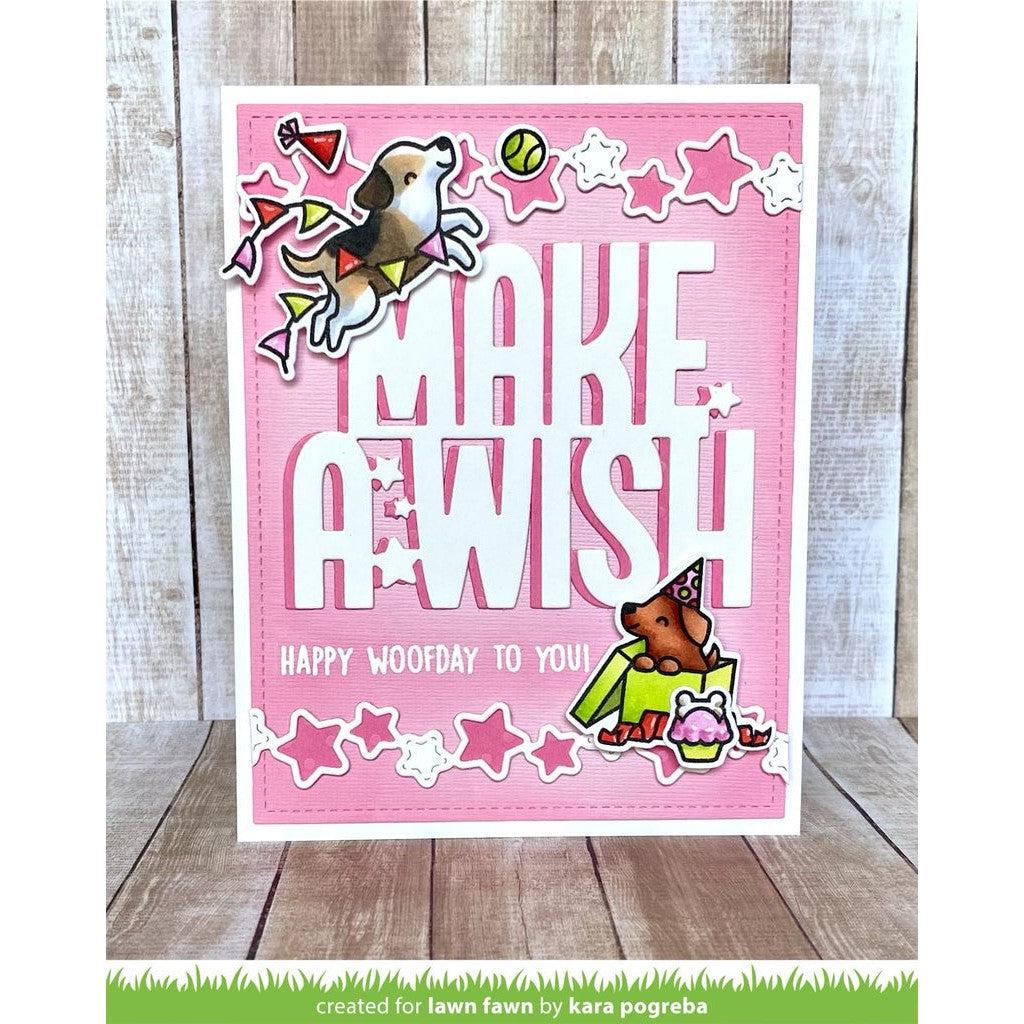 Lawn Fawn - Clear Stamps - Pawsome Birthday-ScrapbookPal