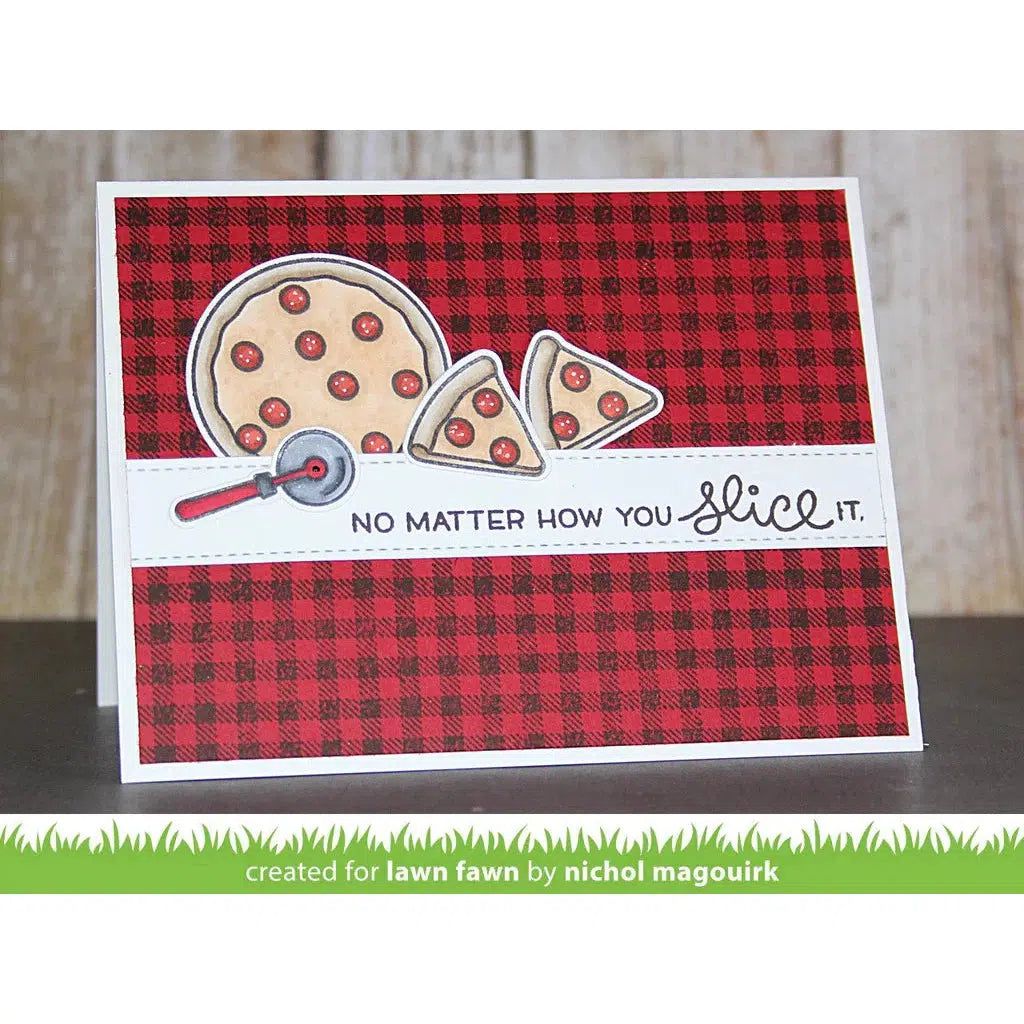 Lawn Fawn - Clear Stamps - Pizza My Heart-ScrapbookPal