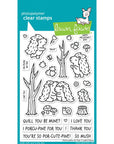 Lawn Fawn - Clear Stamps - Porcu-pine for You-ScrapbookPal