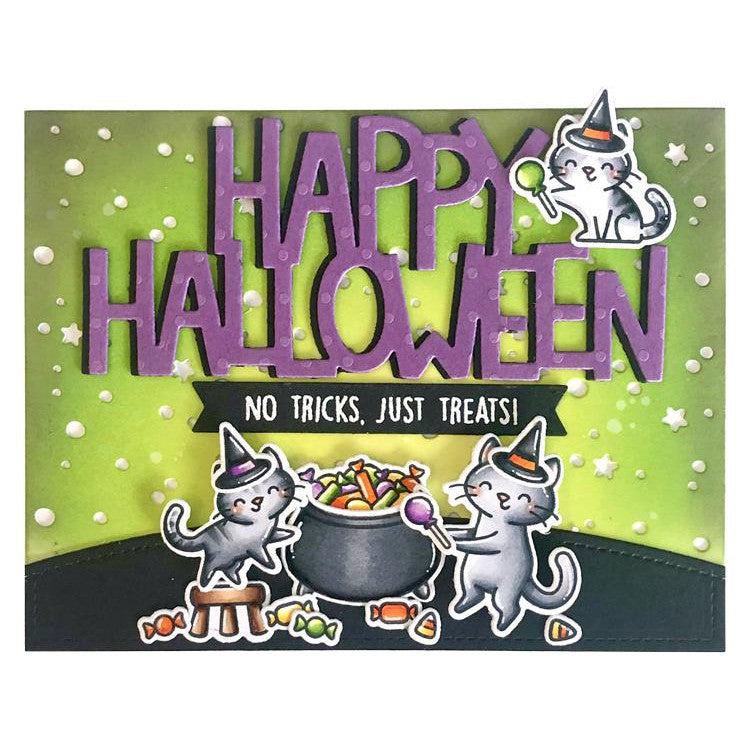 Lawn Fawn - Clear Stamps - Purrfectly Wicked-ScrapbookPal