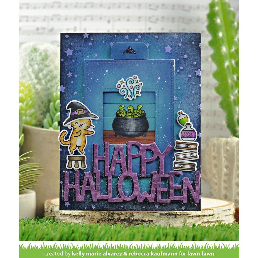 Lawn Fawn - Clear Stamps - Purrfectly Wicked-ScrapbookPal