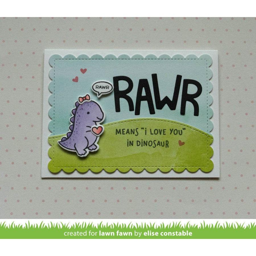 Lawn Fawn - Clear Stamps - RAWR-ScrapbookPal