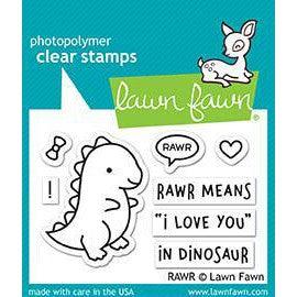 Lawn Fawn - Clear Stamps - RAWR-ScrapbookPal
