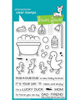 Lawn Fawn - Clear Stamps - Rub-A-Dub-Dub-ScrapbookPal