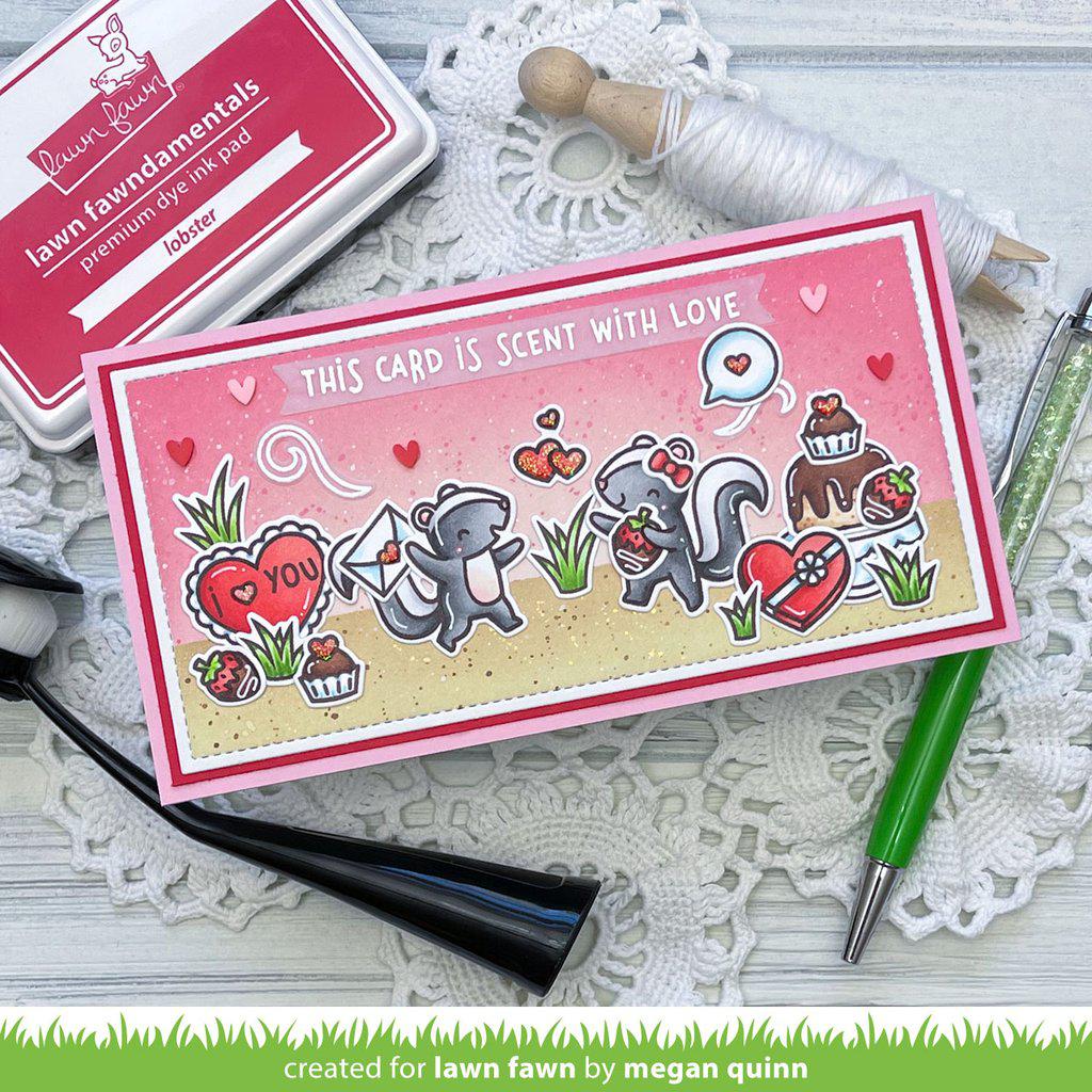 Lawn Fawn - Clear Stamps - Scent With Love-ScrapbookPal