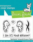 Lawn Fawn - Clear Stamps - Seahorsin' Around-ScrapbookPal