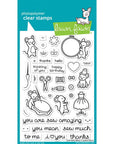 Lawn Fawn - Clear Stamps - Sew Very Mice-ScrapbookPal