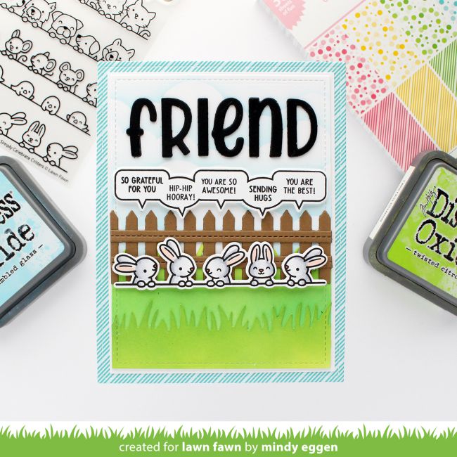 Lawn Fawn - Clear Stamps - Simply Celebrate Critters Add-On-ScrapbookPal