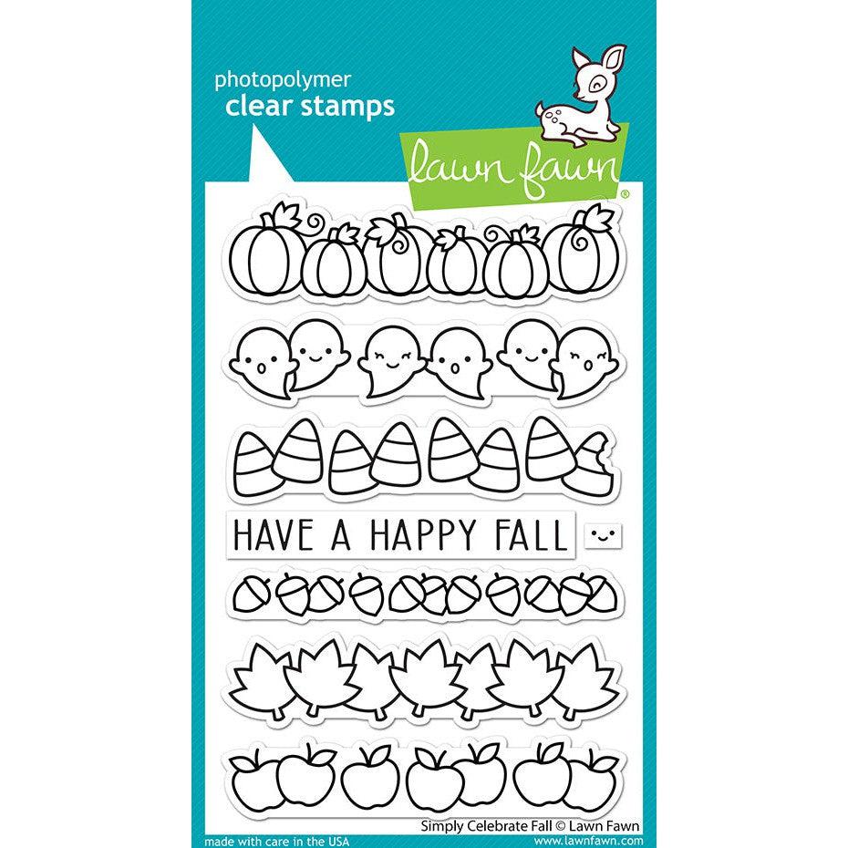 Lawn Fawn - Clear Stamps - Simply Celebrate Fall-ScrapbookPal