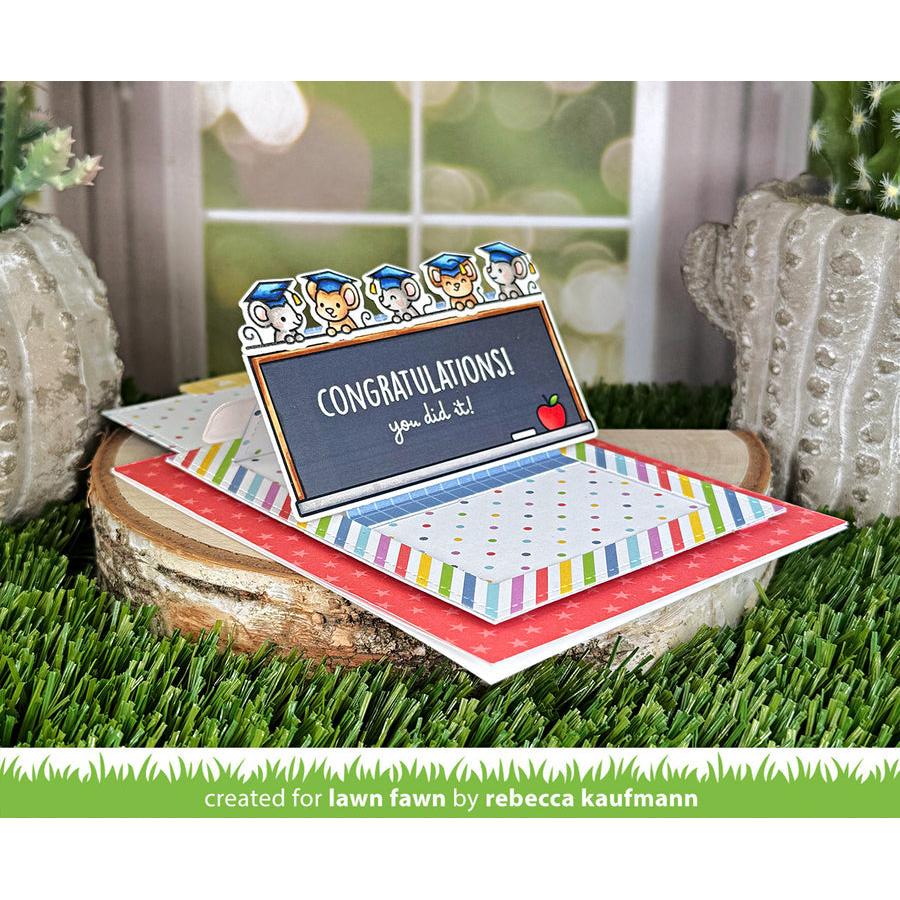 Lawn Fawn - Clear Stamps - Simply Celebrate Graduation-ScrapbookPal