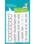 Lawn Fawn - Clear Stamps - Simply Celebrate Hearts-ScrapbookPal