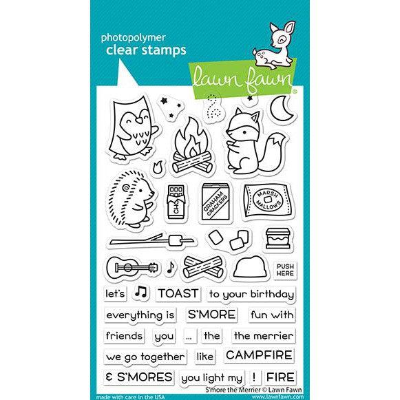 Lawn Fawn - Clear Stamps - S&#39;more the Merrier-ScrapbookPal