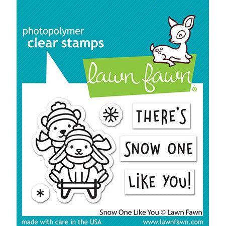 Lawn Fawn - Clear Stamps - Snow One Like You-ScrapbookPal