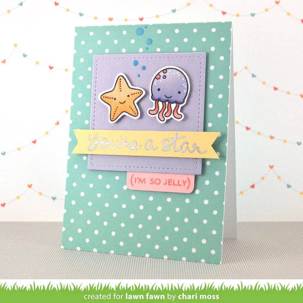 Lawn Fawn - Clear Stamps - So Jelly-ScrapbookPal