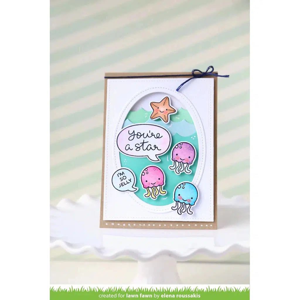 Lawn Fawn - Clear Stamps - So Jelly-ScrapbookPal