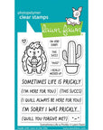Lawn Fawn - Clear Stamps - Sometimes Life Is Prickly