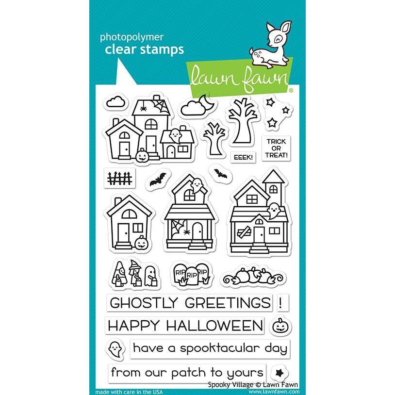 Lawn Fawn - Clear Stamps - Spooky Village-ScrapbookPal