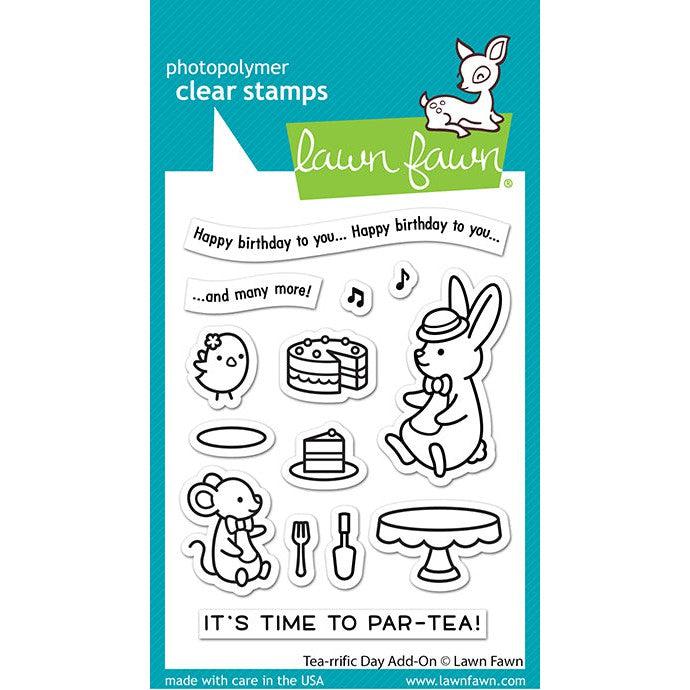 Lawn Fawn - Clear Stamps - Tea-Rrific Day Add-On-ScrapbookPal