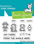 Lawn Fawn - Clear Stamps - Tiny Farm-ScrapbookPal